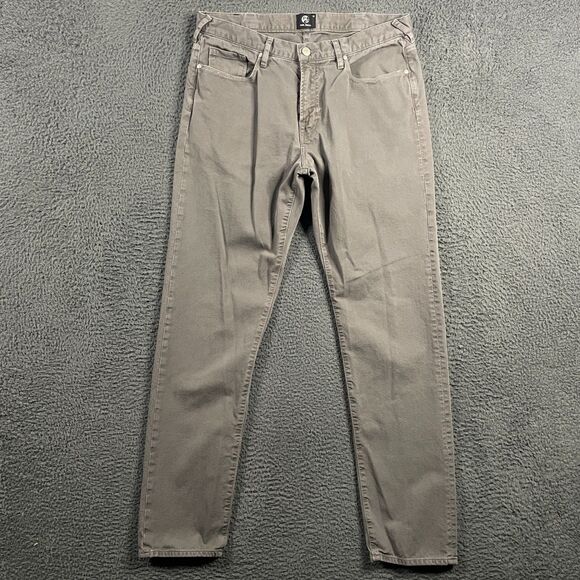 Paul Smith Jeans Mens 32x32 Gray Slim Fit Garment Dyed 9 oz Lightweight Denim - Picture 1 of 16